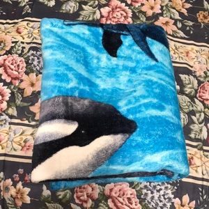Seaworld San Diego vintage blanket